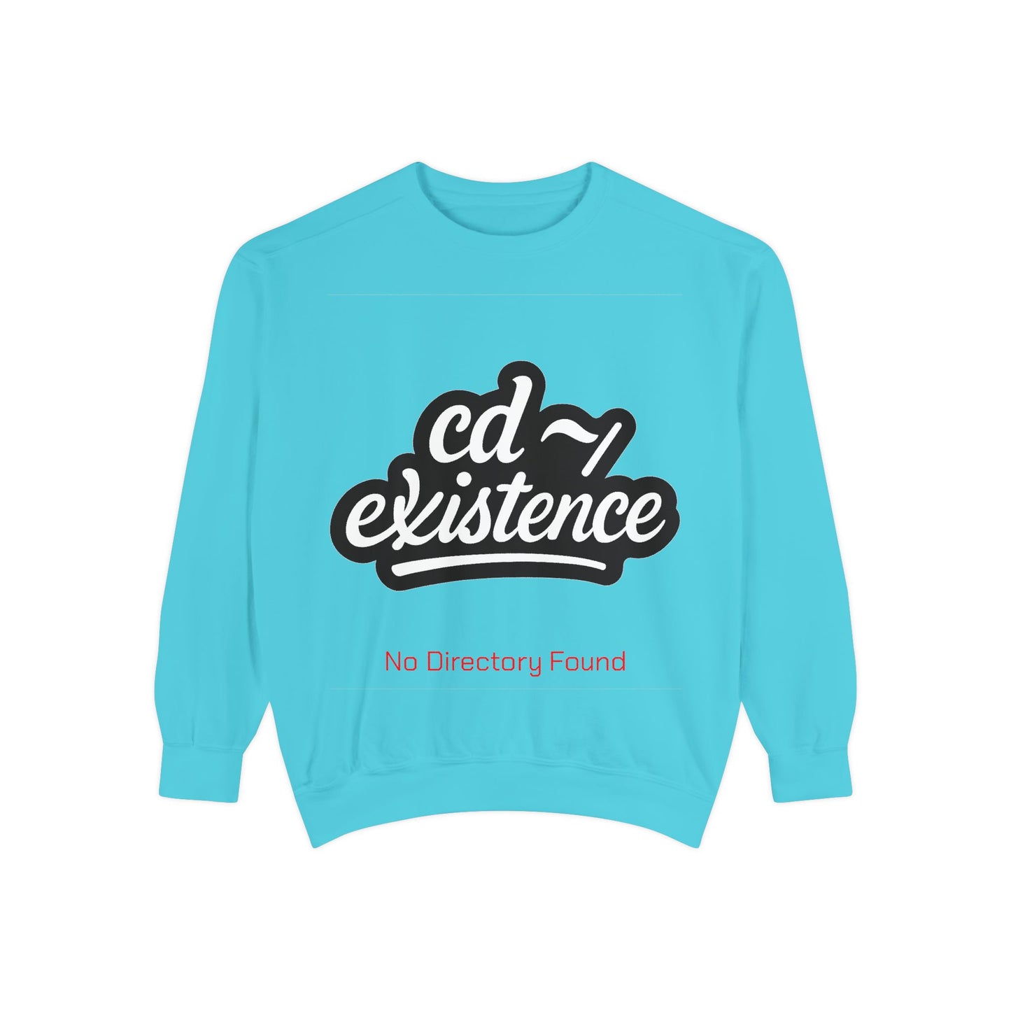 cd ~/existence Sweatshirt – Funny Linux Terminal & Programmer Humor Pullover