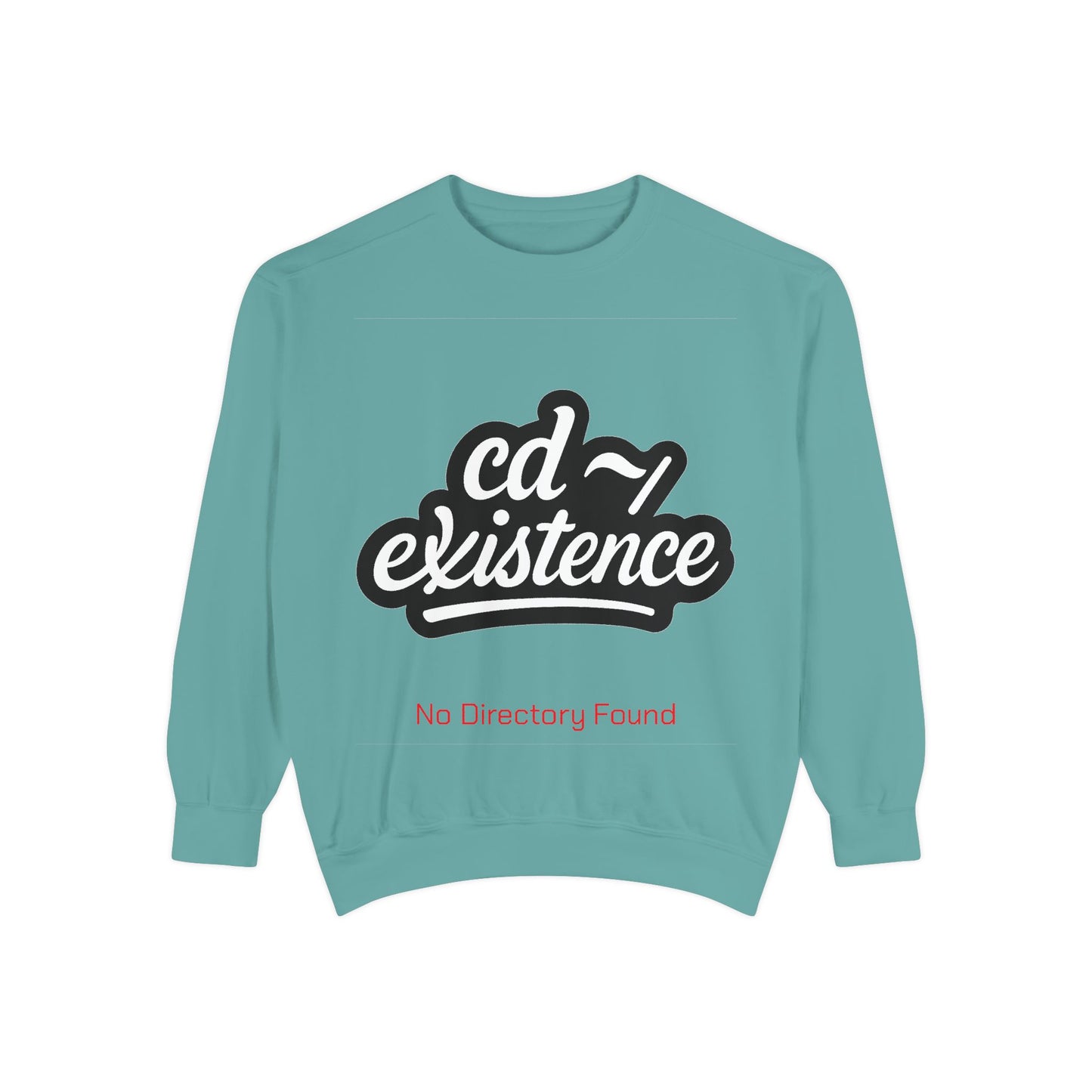cd ~/existence Sweatshirt – Funny Linux Terminal & Programmer Humor Pullover