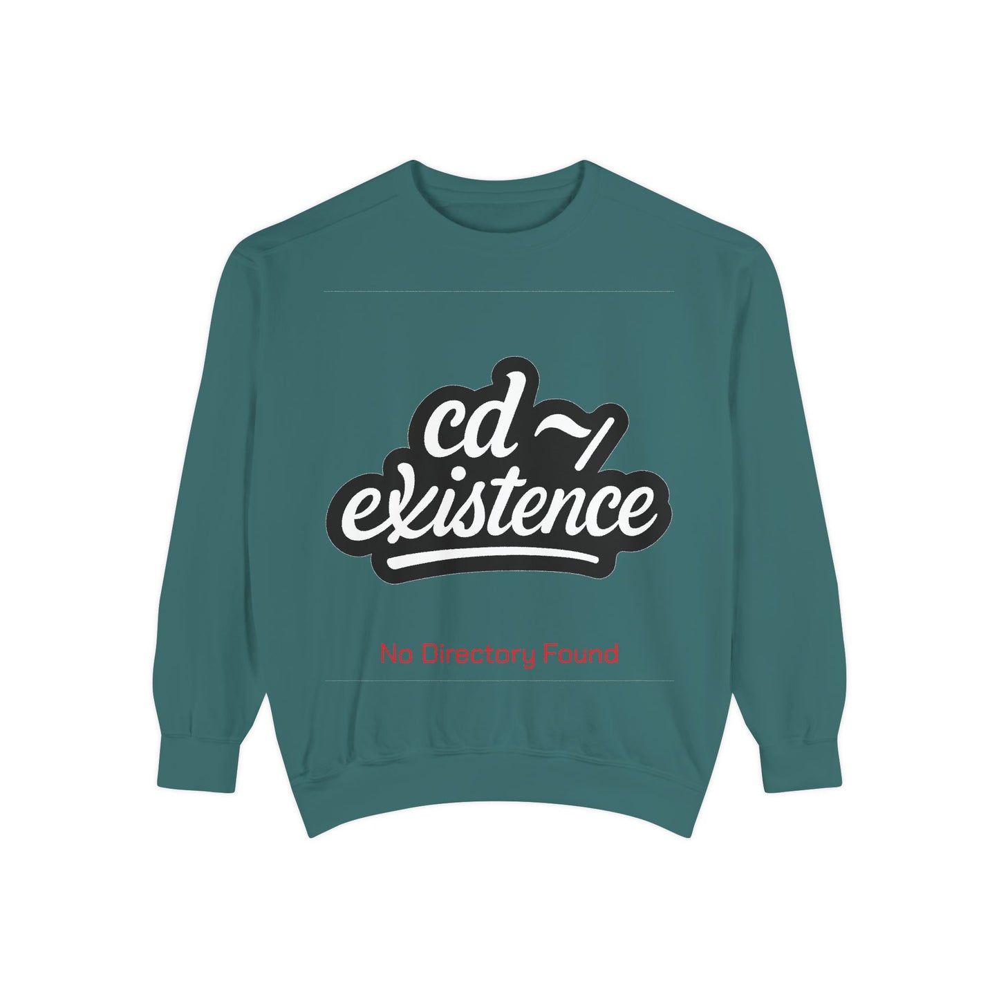cd ~/existence Sweatshirt – Funny Linux Terminal & Programmer Humor Pullover