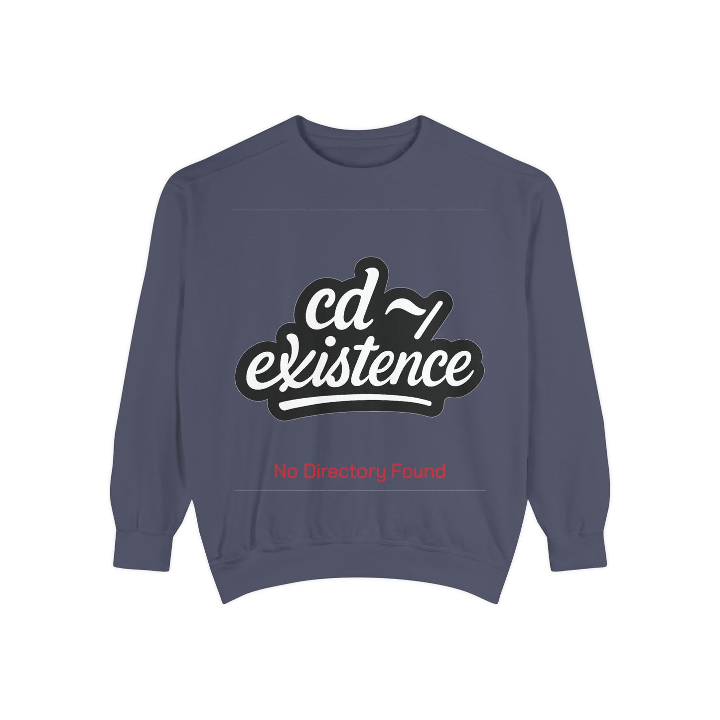 cd ~/existence Sweatshirt – Funny Linux Terminal & Programmer Humor Pullover