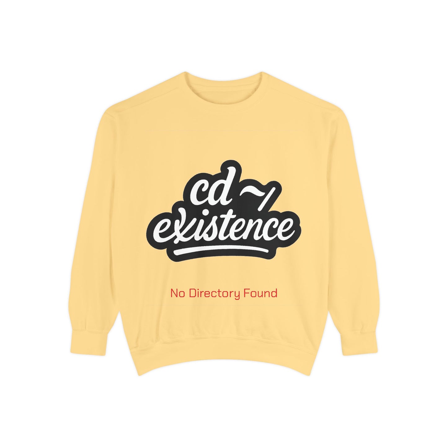 cd ~/existence Sweatshirt – Funny Linux Terminal & Programmer Humor Pullover