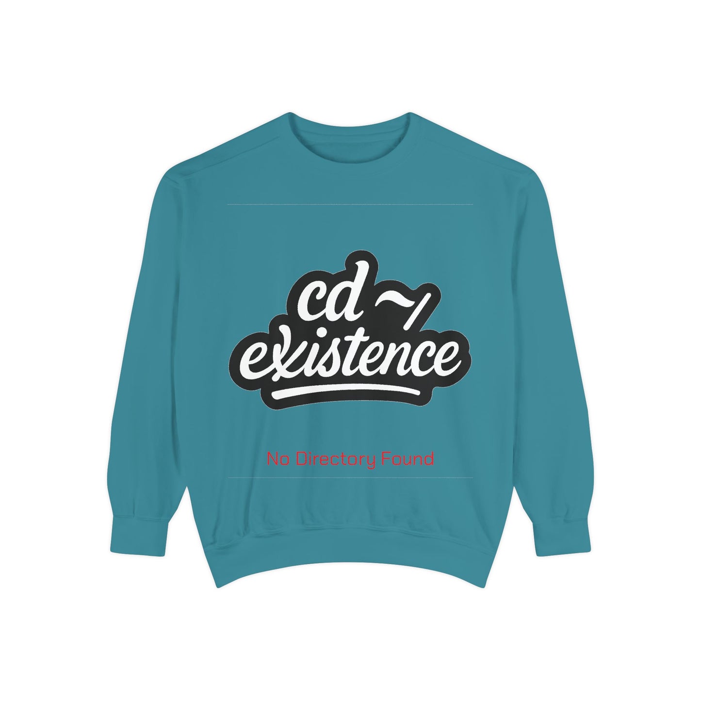 cd ~/existence Sweatshirt – Funny Linux Terminal & Programmer Humor Pullover