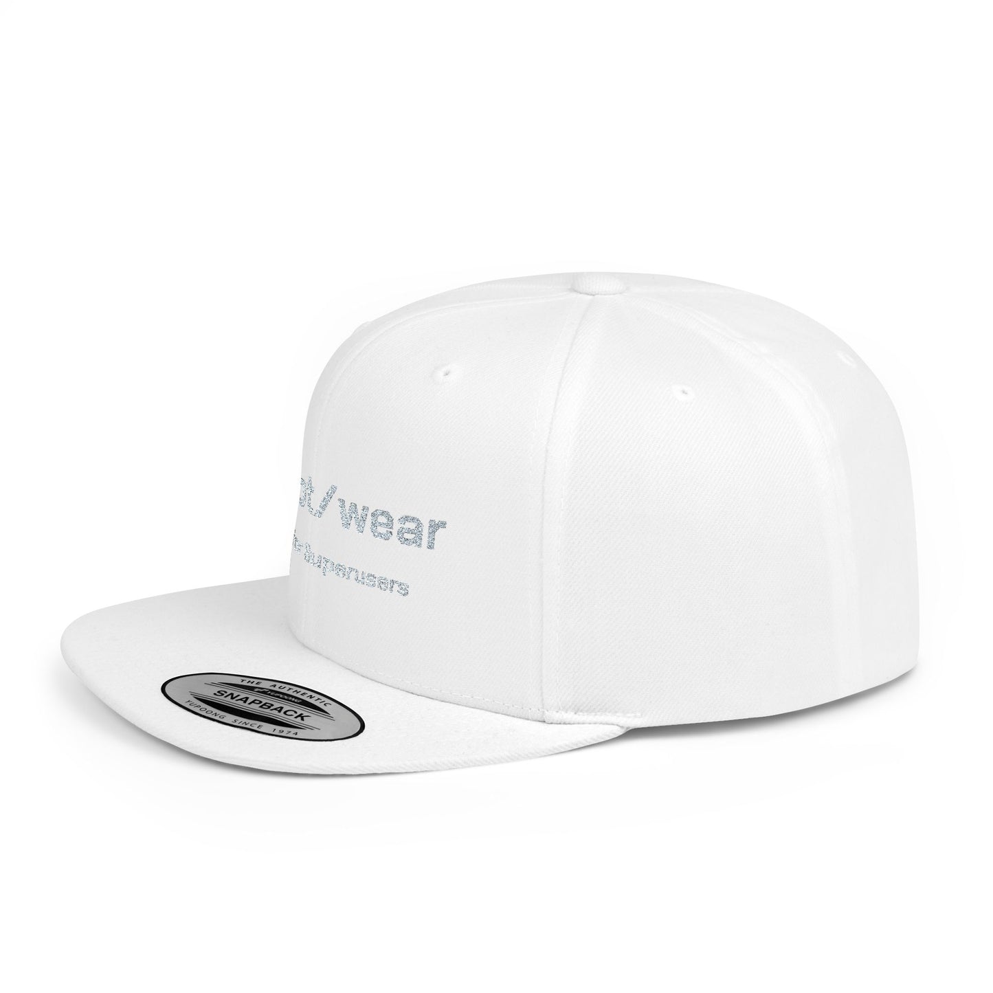 RootWear Embroidered Snapback Hat – Tech-Inspired Flat Bill Cap for Programmers & Superusers