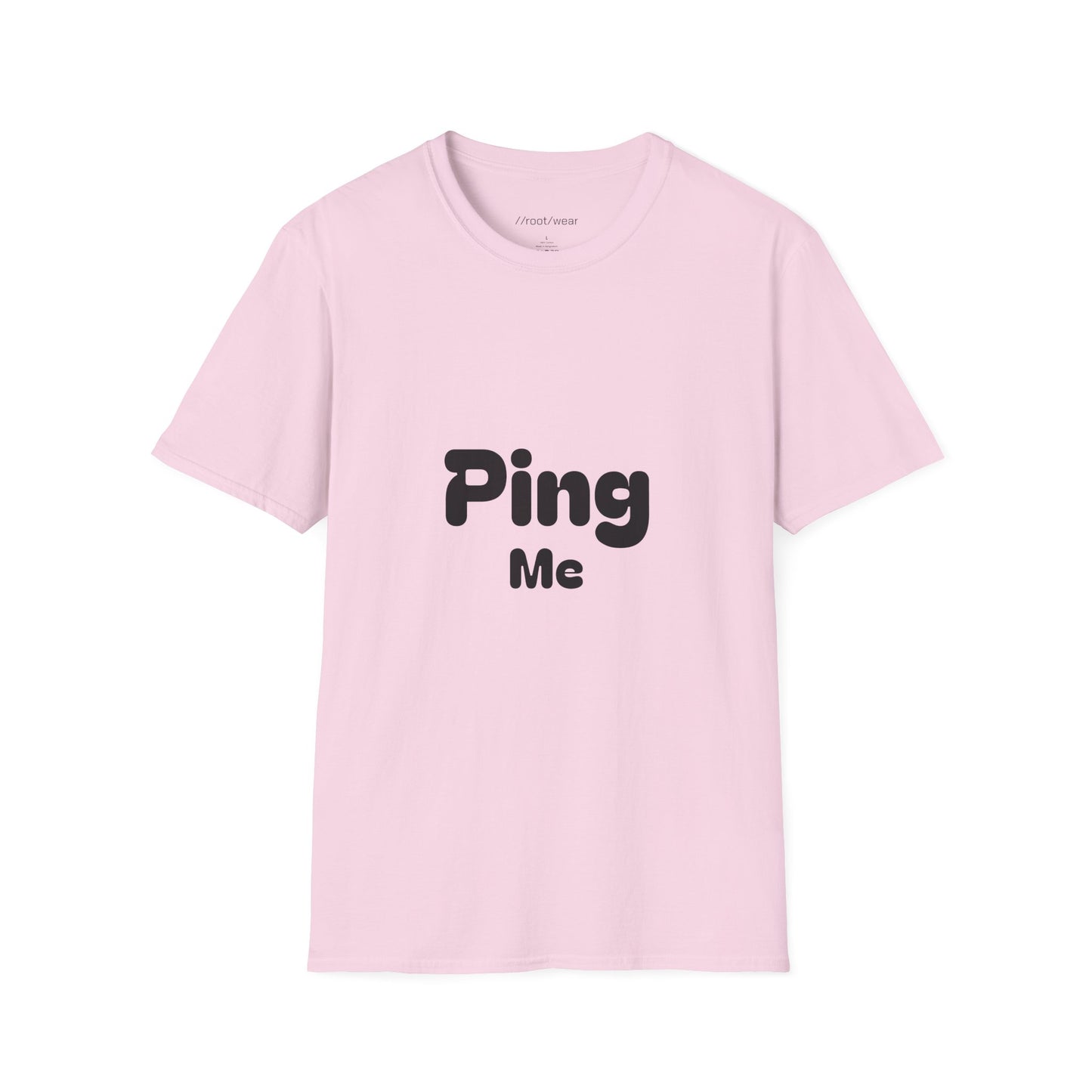 Ping Me T-Shirt – Funny Networking & Programmer Humor Tee