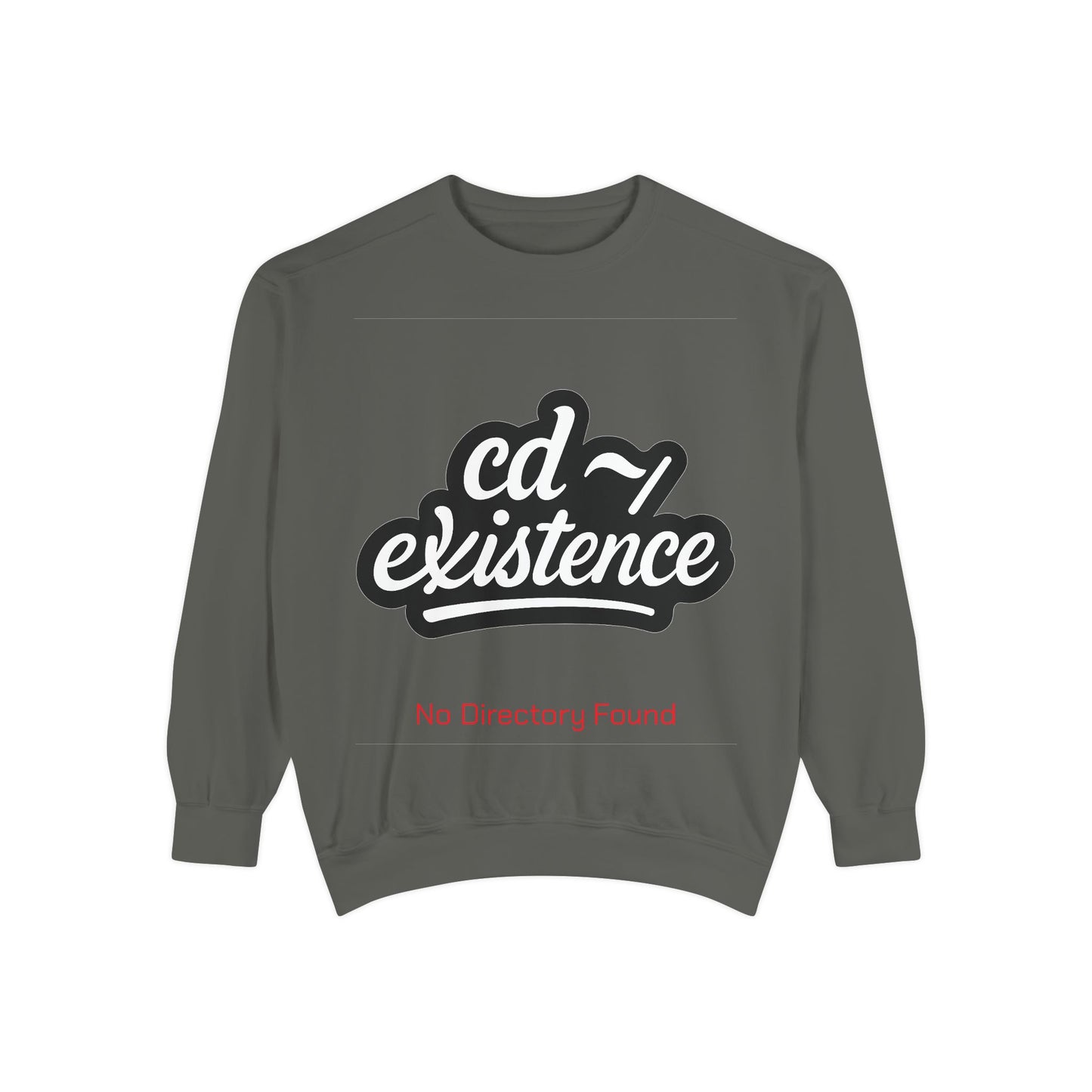 cd ~/existence Sweatshirt – Funny Linux Terminal & Programmer Humor Pullover