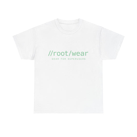 RootWear Logo T-Shirt – Minimalist Tech-Inspired Tee for Programmers & Superusers